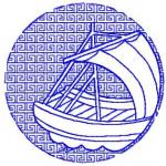 More information about "Seaship blackwork free embroidery design"