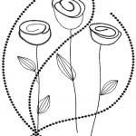 More information about "Black rose free embroidery design"