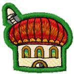 More information about "Small cute house free embroidery design 6"