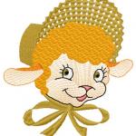 More information about "Happy Lamb free embroidery design1"