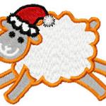 More information about "Christmas sheep free embroidery design"