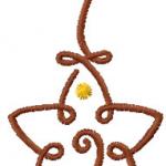 More information about "Christmas star decoration free embroidery design"
