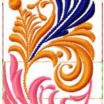 Swirl decoration free embroidery design 2 - Decoration - Machine ...