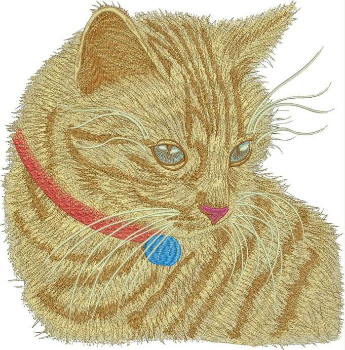 Cute kitty free embroidery design 10 Free embroidery designs links