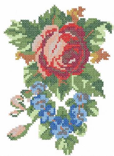 More information about "Dolche cross stitch free embroidery design"