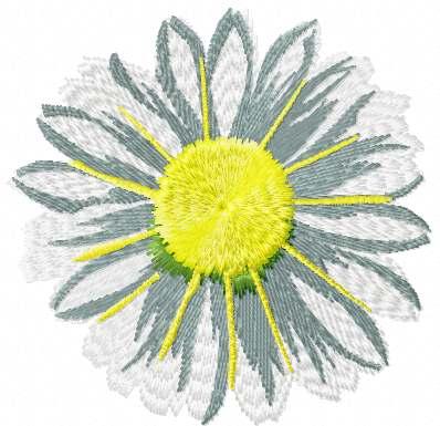 More information about "Chamomile free embroidery design 9"