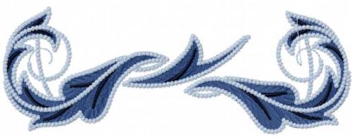 More information about "Swirl decoration free embroidery design 13"