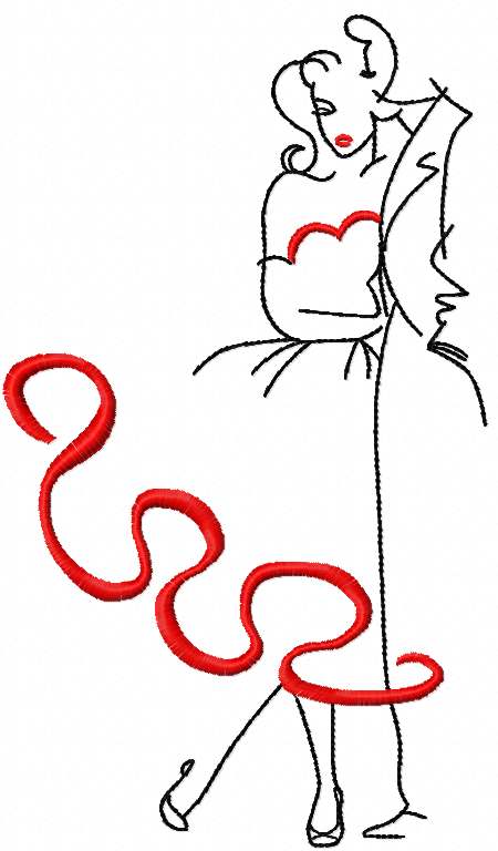 Together forever free embroidery design