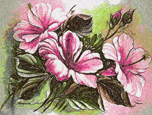 More information about "Flowers photo stitch free embroidery design 24"