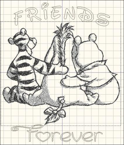 More information about "Sketch - pooh friends free embroidery design"