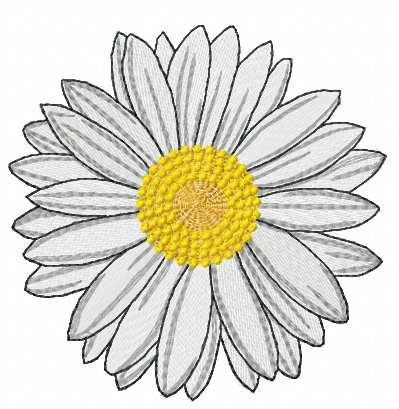 More information about "Daisy free embroidery design"
