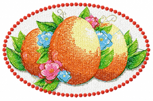 More information about "Easter egg photo stitch free embroidery design"