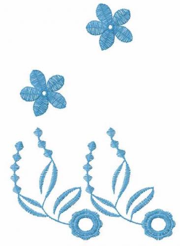 More information about "Blue border free embroidery design"