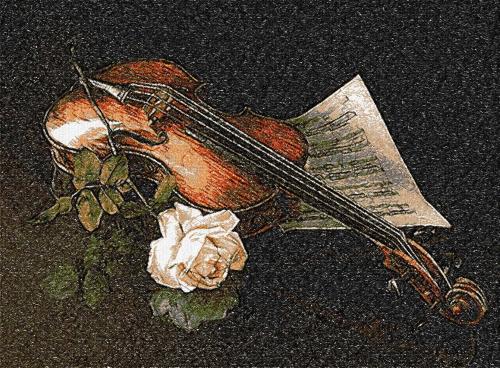 More information about "Violin photo stitch free embroidery design"