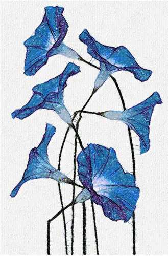 More information about "Morning glory photo stitch free embroidery design"