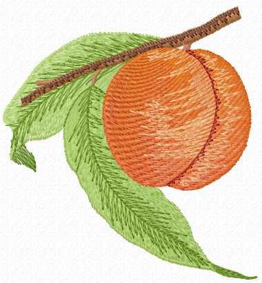 More information about "Orange free embroidery design 2"