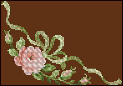More information about "Roses cross stitch free design"