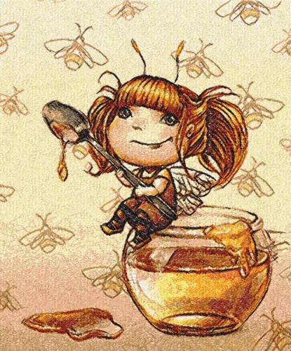 More information about "Honey fairy photo stitch free embroidery design"