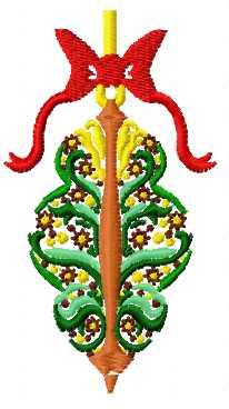 More information about "Christmas decoration free embroidery design 21"