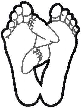 More information about "Foots applique free embroidery design"