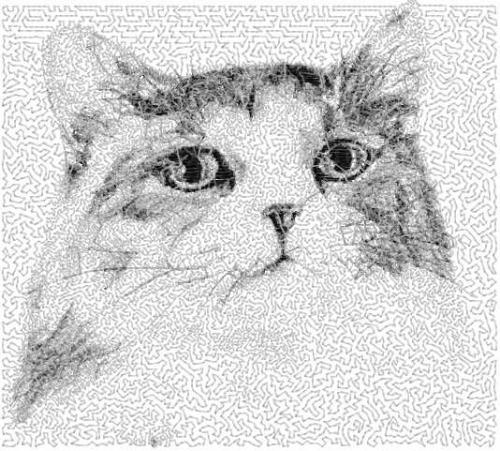 More information about "Cat photo stitch free embroidery design 15"