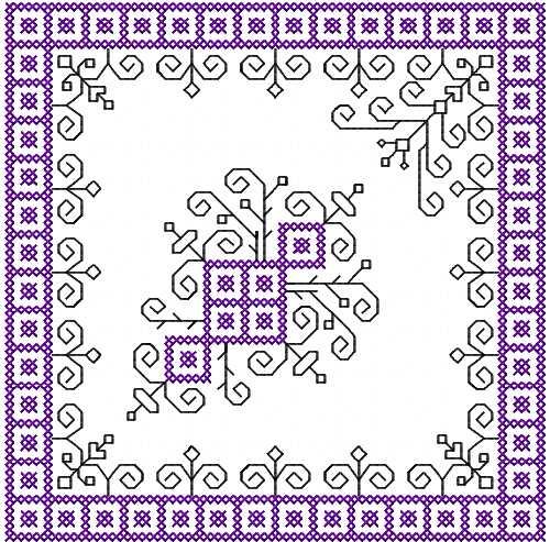 More information about "Cross stitch decoration pattern"