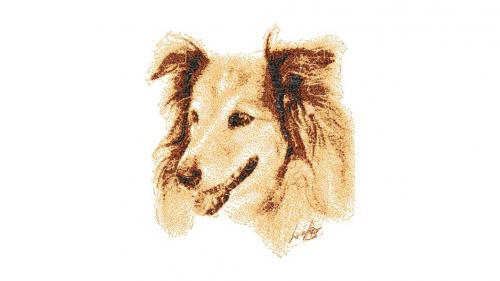 More information about "Dog photo stitch free embroidery design 15"