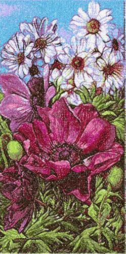 More information about "Flowers photo stitch free embroidery design 42"