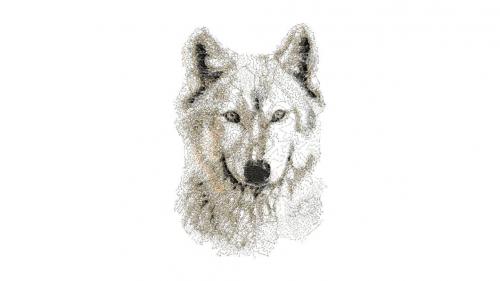 More information about "Wolf photo stitch free embroidery design 13"