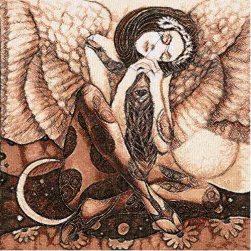 More information about "Dreaming angel photo stitch free embroidery design"