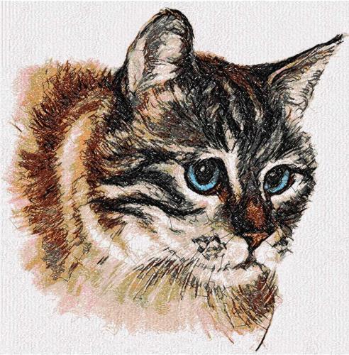 More information about "Kitty photo stitch free embroidery design 19"