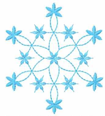 More information about "Blue decoration free embroidery design 23"