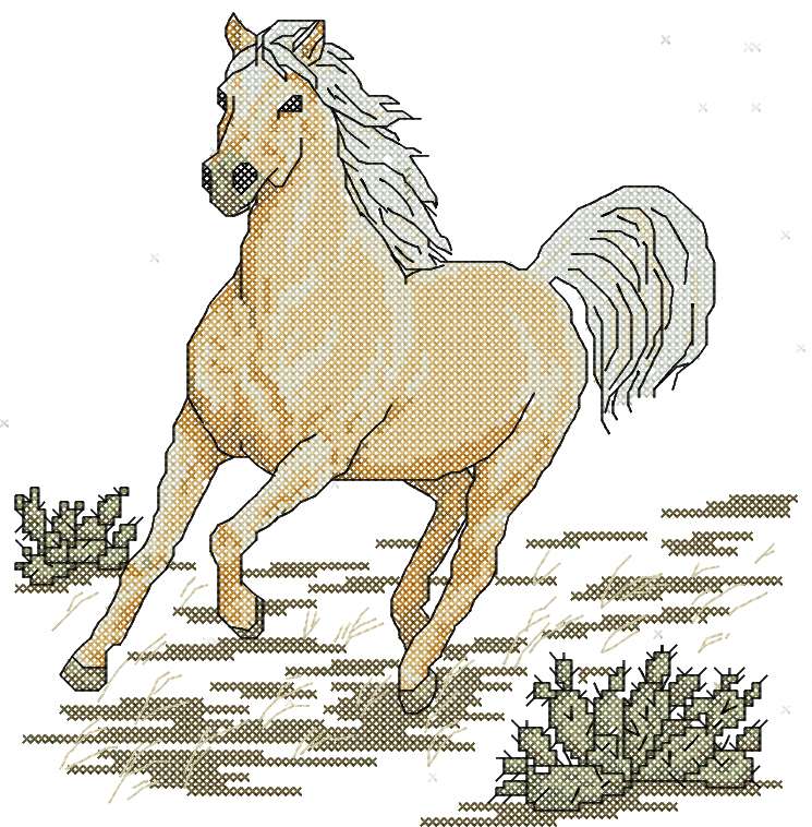 8x10 Horse Embroidery Design Farming Embroidery Design Draft Horse DST ...