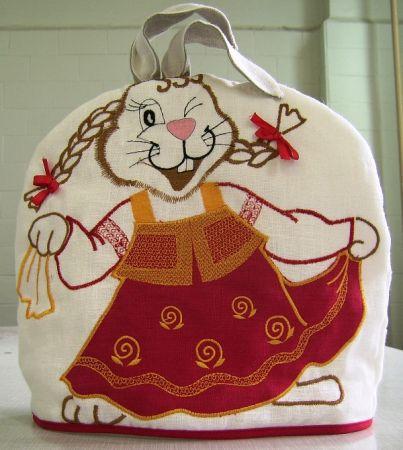 More information about "Bunny applique hot cover free embroidery design"