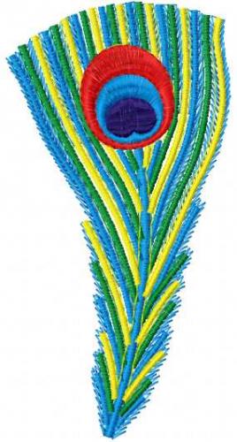 More information about "Peacock feathers free embroidery design 1"