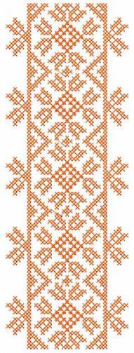 More information about "Red border free embroidery design 4"