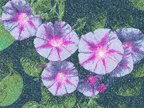 More information about "Morning glory photo stitch free machine embroidery design"
