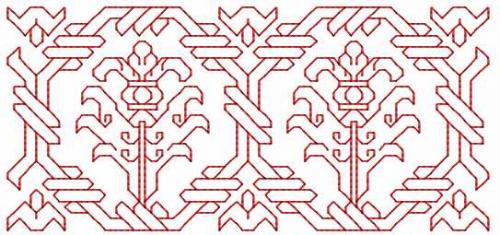 More information about "Redwork decoration free embroidery design 3"