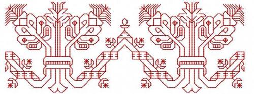 More information about "Redwork decoration free embroidery design 5"