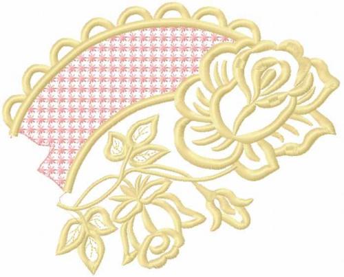 More information about "Rose decoration free embroidery design 16"