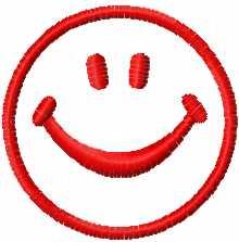 More information about "Smile applique free machine embroidery design 2"