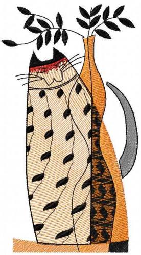 More information about "Art cat free machine embroidery design"