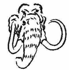 More information about "Mammoth free embroidery design"
