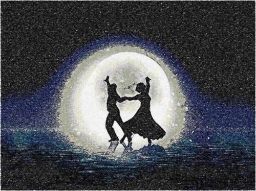 More information about "Night dancing photo stitch free machine embroidery design"