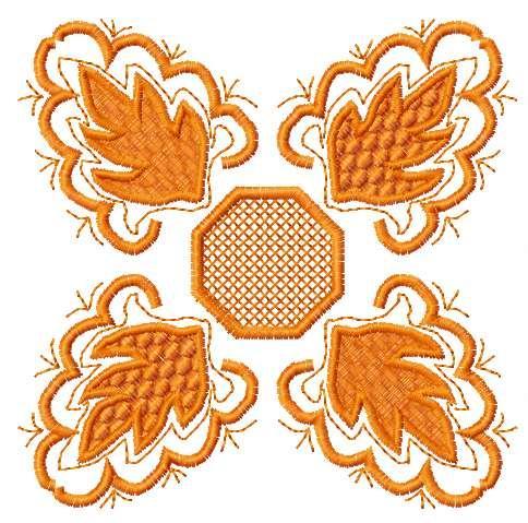 More information about "Orange decoration free machine embroidery design"