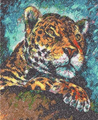 More information about "Tiger photo stitch free embroidery design 17"
