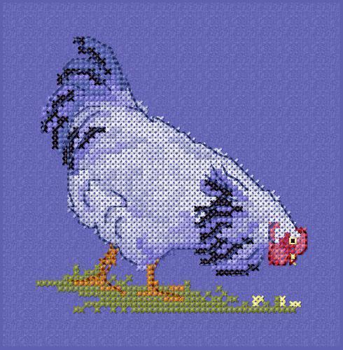 More information about "Chicken cross stitch pattern for Embird 2"