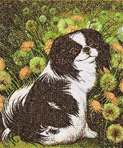 More information about "Dog photo stitch free embroidery design 26"