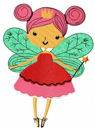More information about "Fairy free embroidery design"