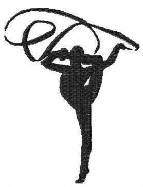 More information about "Gymnast free embroidery design 2"
